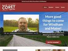 Tablet Screenshot of coreyforhouse.com